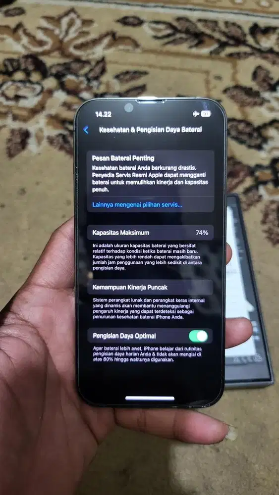 IPHONE 13 PRO GRAPHITE PEMAKAIAN SENDIRI SECOND KELUARAN IBOX !!