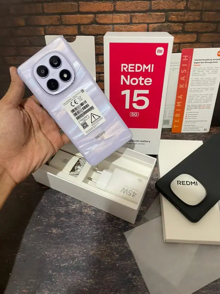 Redmi Note 15 5G 8/256 Like New 1 minggu pke