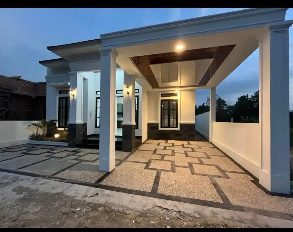 Perumahan cluster Simpang Tiga dekat Bandara