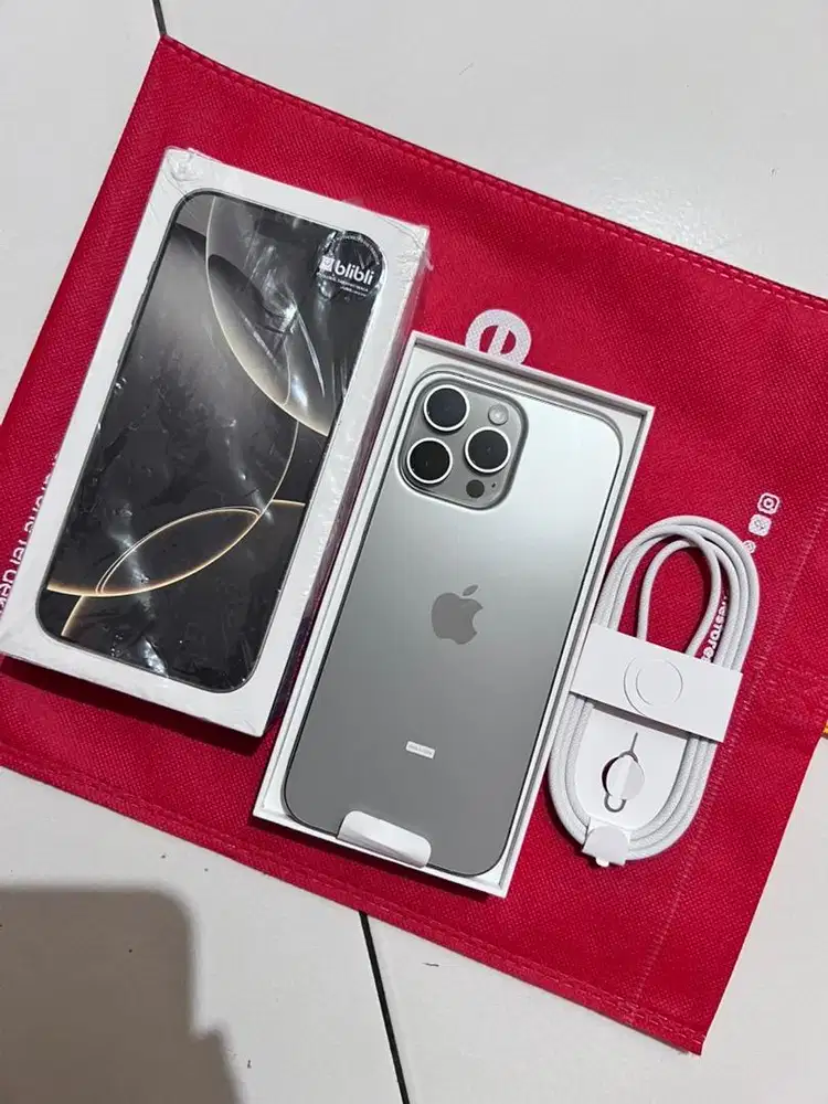 Iphone 16 promex 256 BNOB bh 100 cc 0 garansi 29/01/2027 SA/A Blibli