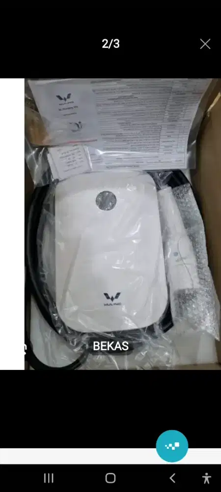 Charger listrik Wuling GBT