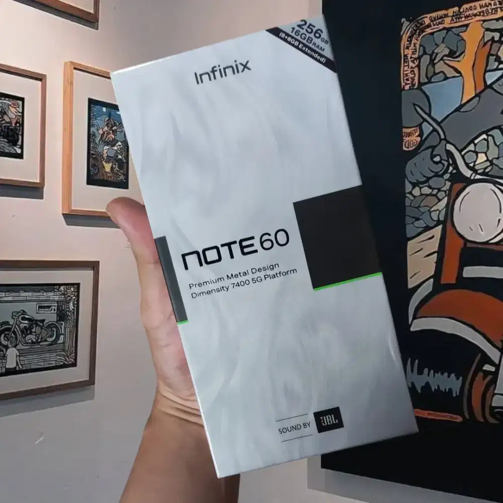 INFINIX NOTE 60 5G 8/256 BARU SEGEL BOX GARANSI RESMI