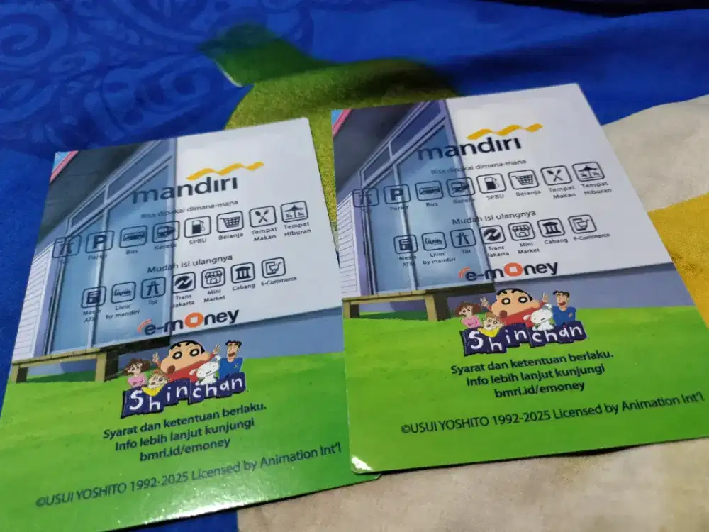 Kartu tol e-money crayon shinchan limited edition