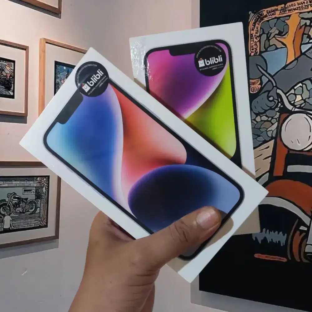 iPhone 14 128 Garansi Resmi (iBox/GDN) BARU SEGEL BOX BNIB