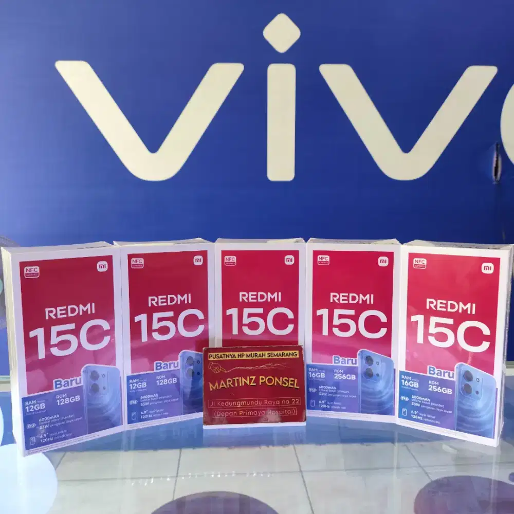 REDMI 15C 6/128 , 8/256 GB NEW