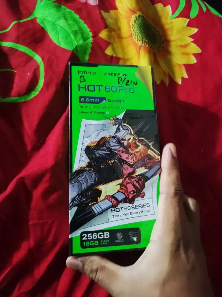 Jual Infinix hot 60 pro 8/256 baru