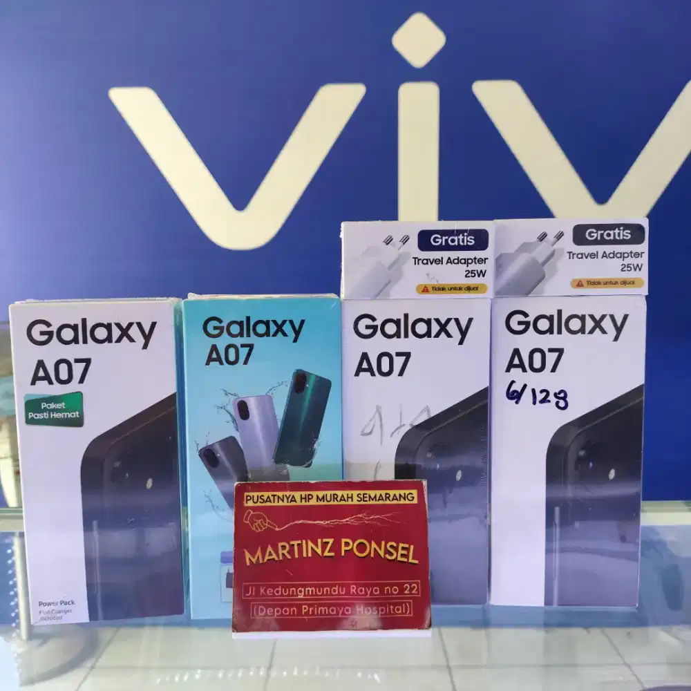 SAMSUNG A07 4/64 , 4/128 , 6/128 GB NEW