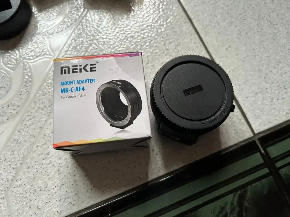 Adapter lensa canon Meike efs to eos m