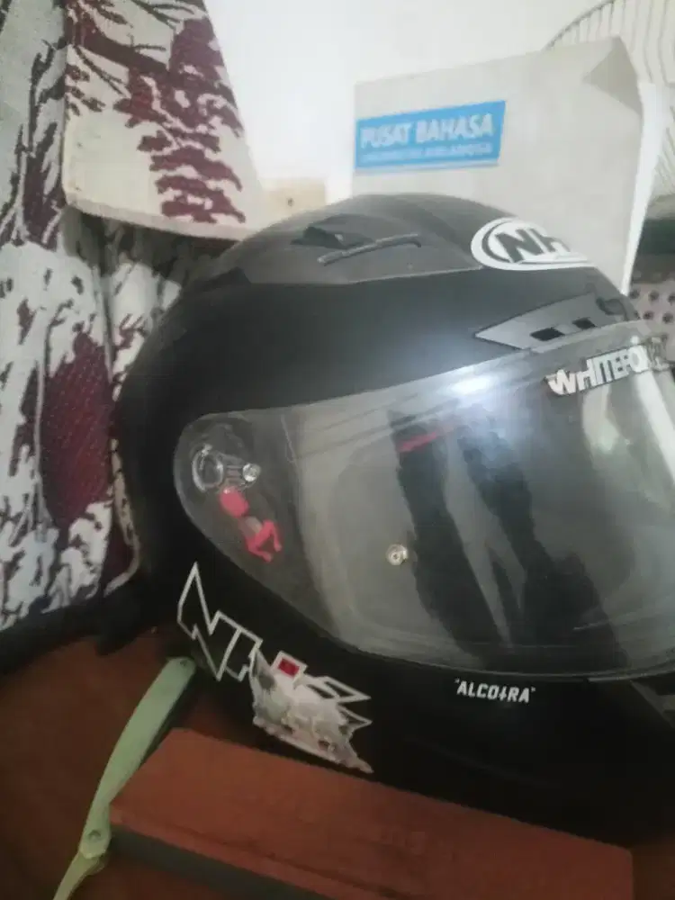 Helm NHK full face hitam doff