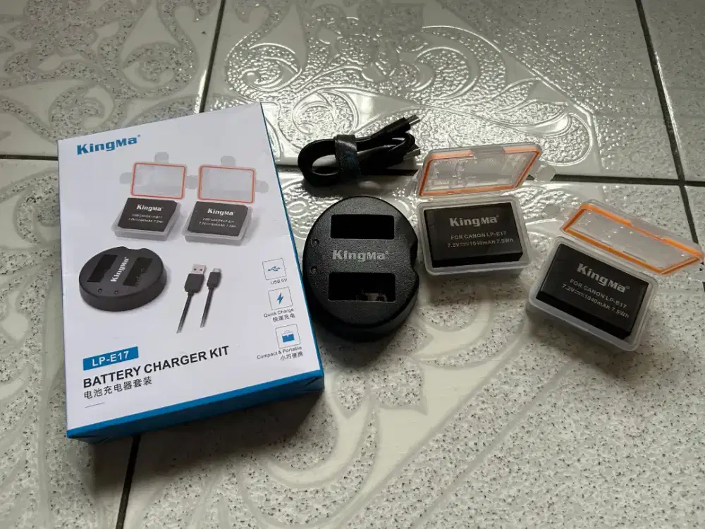 Baterai canon LP-17 merk kingma