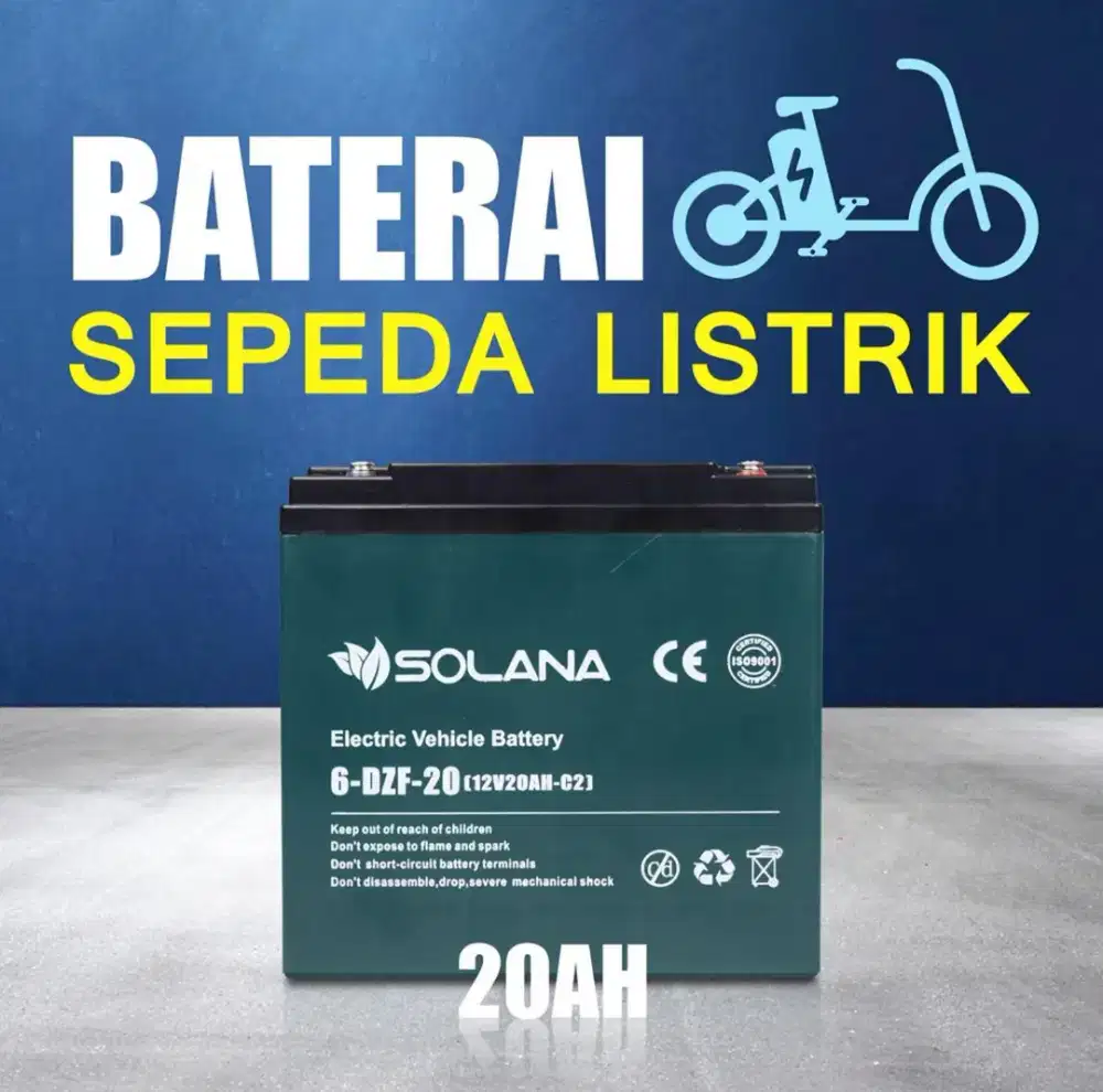 BATTERY SOLANA 20AH/12v Accu Electric vehicle