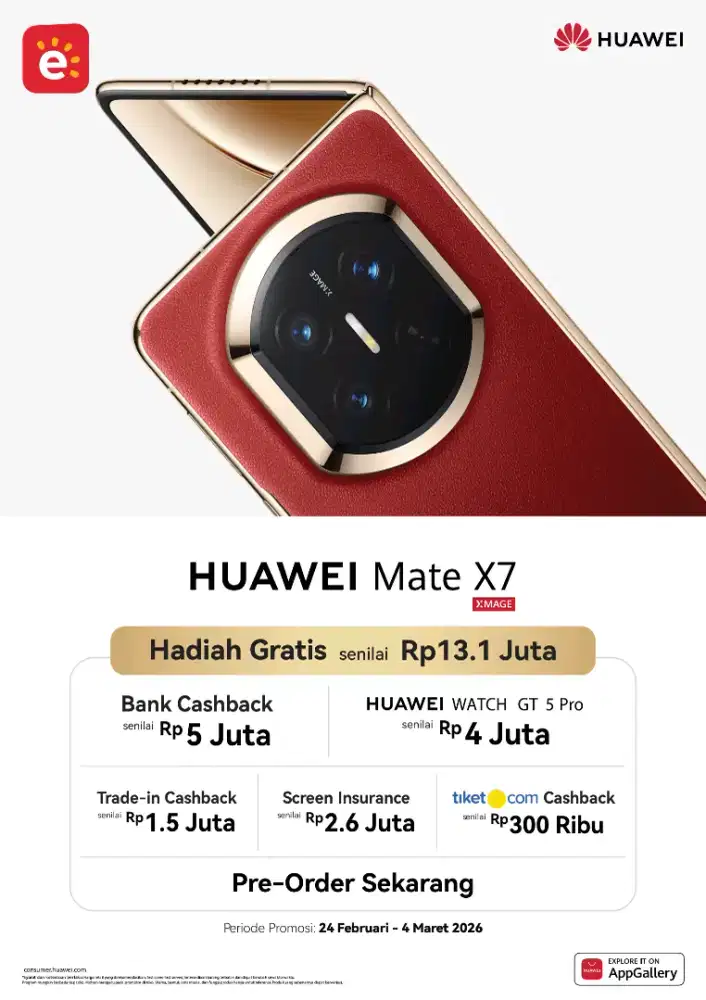 Pre order Huawei Mate X7