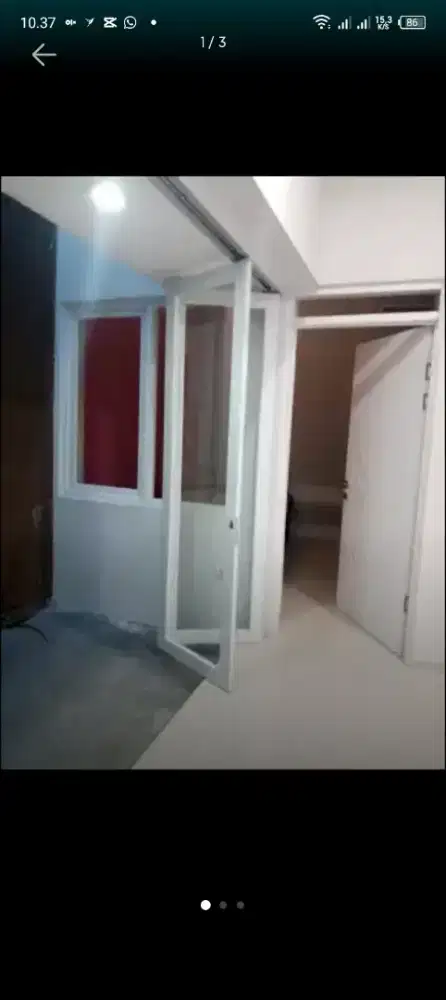 Kusen pintu jendela aluminium dan kaca tempered laminate dll