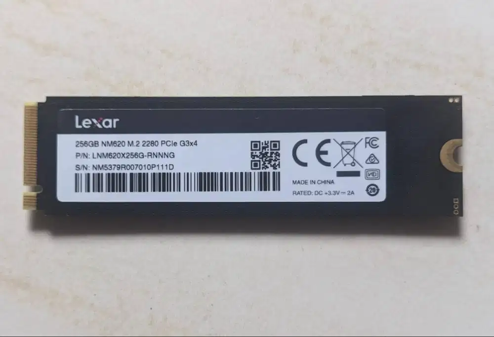 SSD lexar laptop 256 GB gen 3x4