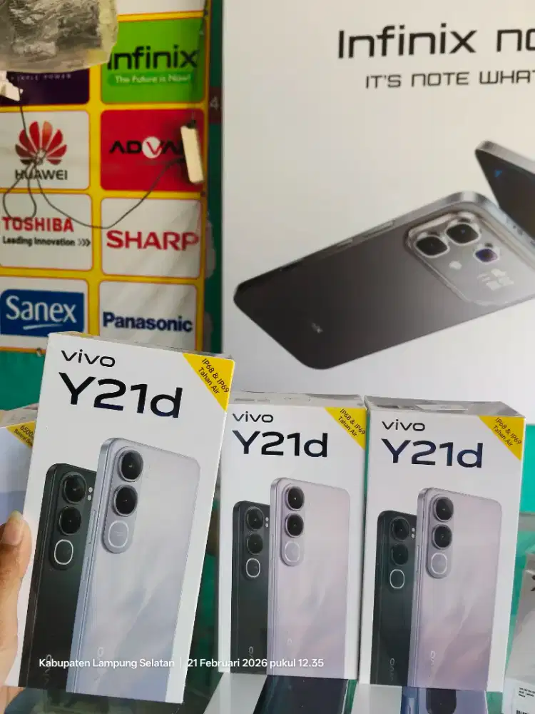 Vivo y21d ram up 8GB 4+4/128gb Garansi resmi ,promo harga termurah
