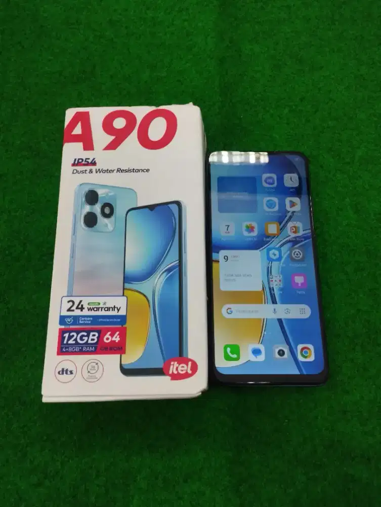 itel A90 ram 4/64gb lengkap mulus