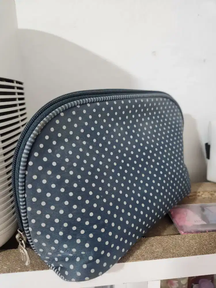 Pouch make up polkadot