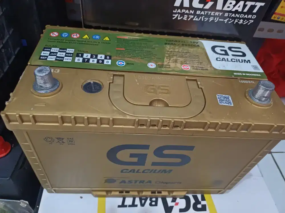 AKI GS CALSSIUM 80AH FORTUNER INOVA DIESEL FORTUNER OLD COPOTAN