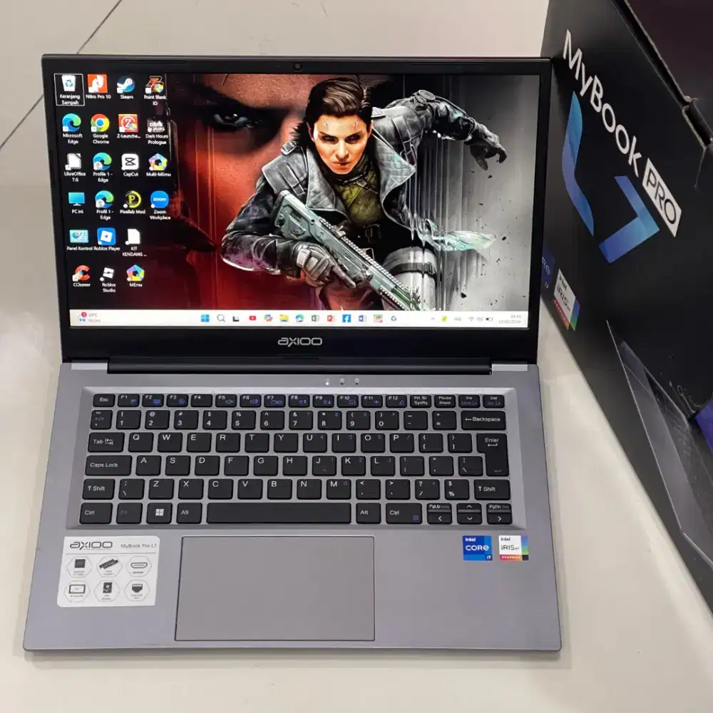 Laptop Axioo MyBook Pro L7 i7 gen 12 RAM 16gb SSD 1 TB
