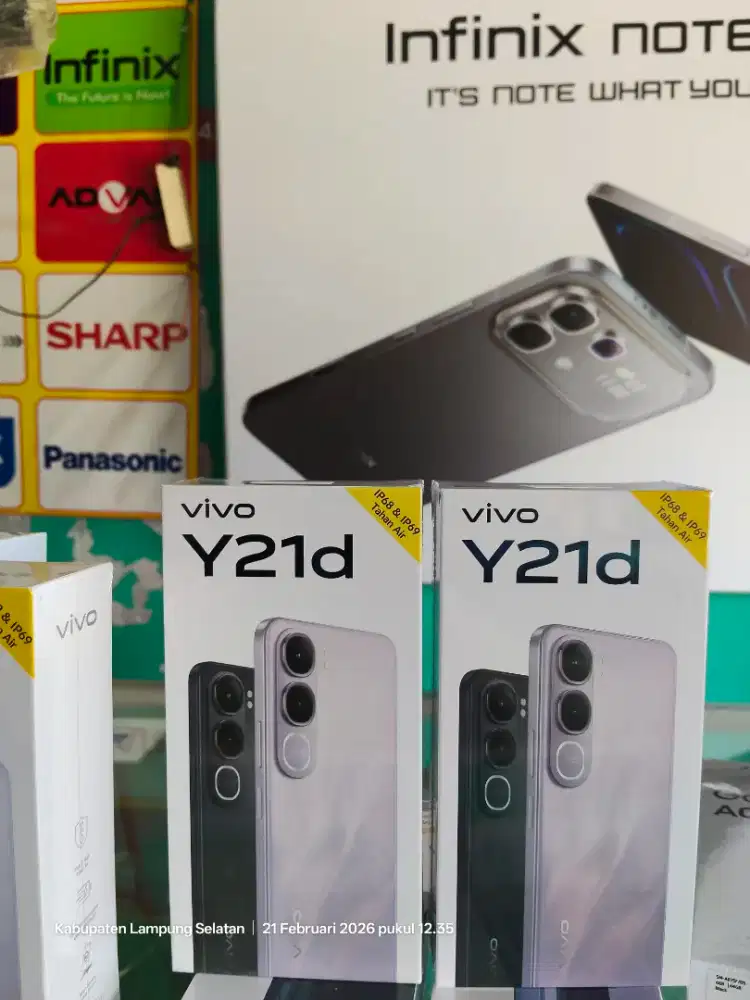 Vivo y21d ram 6+6/256gb garansi termurah ,segel ,baru