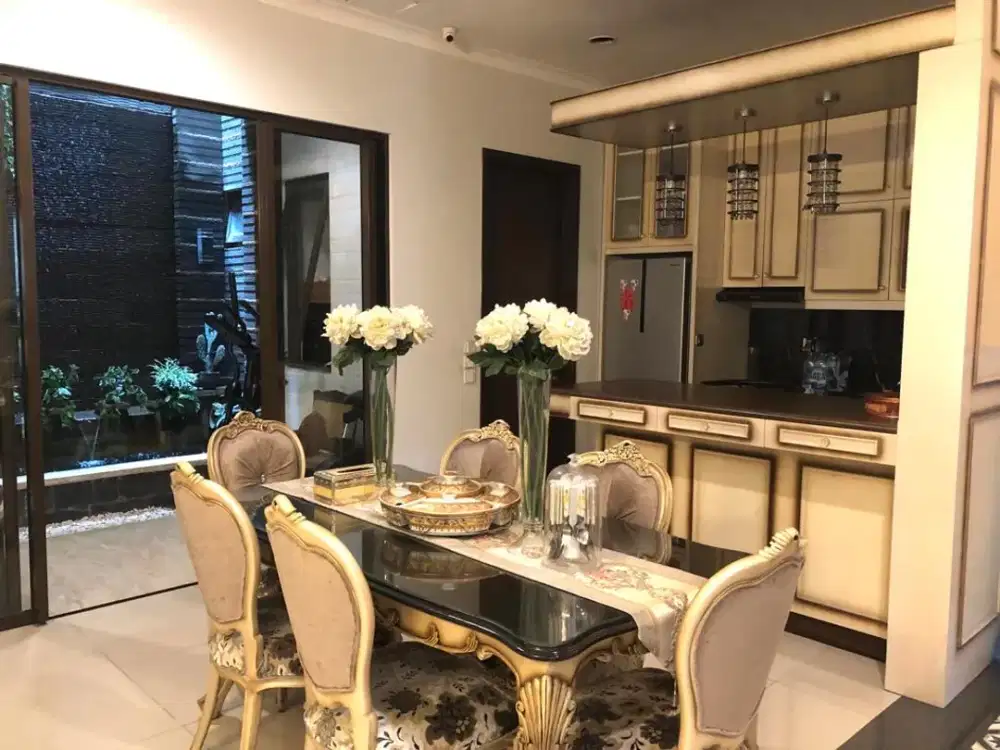 JUAL MURAH RUMAH MEWAH CANTIK 5 KAMAR TIDUR FULL FURNISHED LOKASI DEKAT SCBD BSD