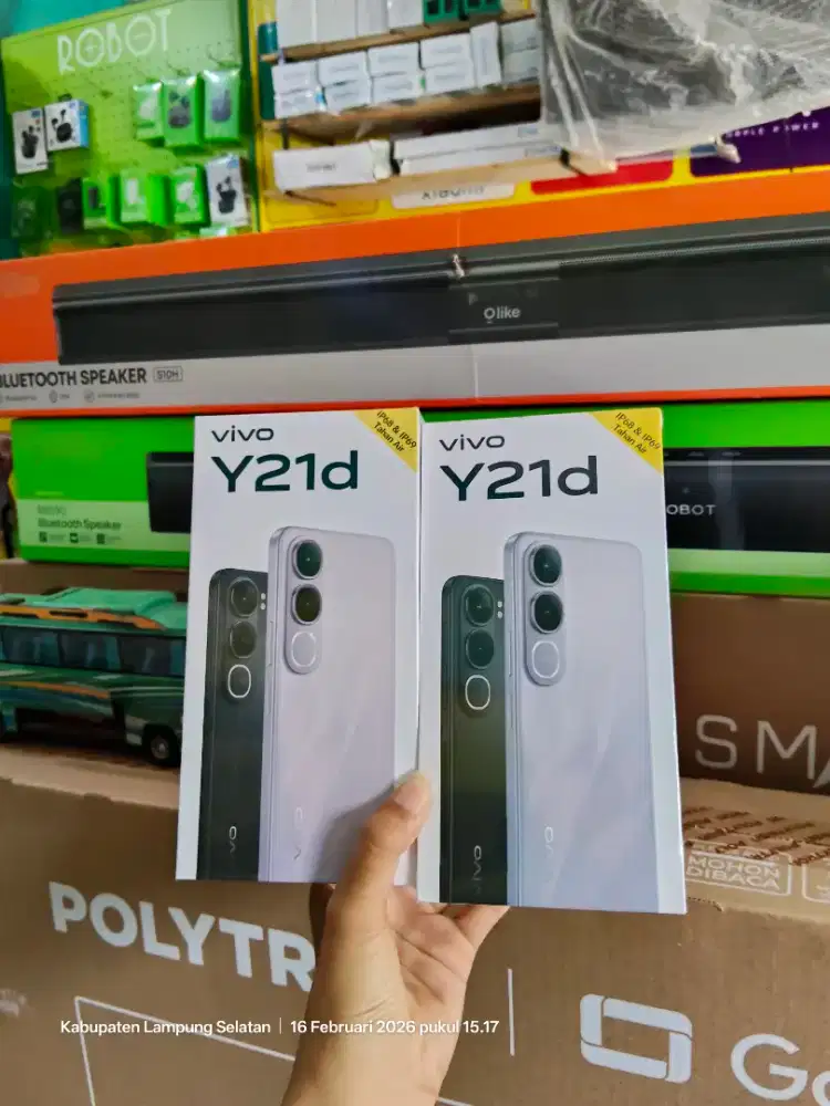 Vivo y21d ram 8+8/128gb garansi termurah ,segel ,baru