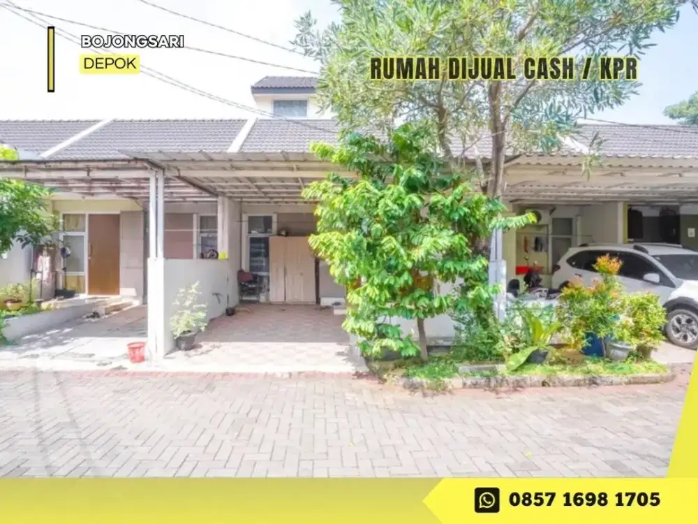 Jual Rmh Cash/KPR 595JT 2LT dkt Kampus UNPAM di Garden at Candi Sawangan