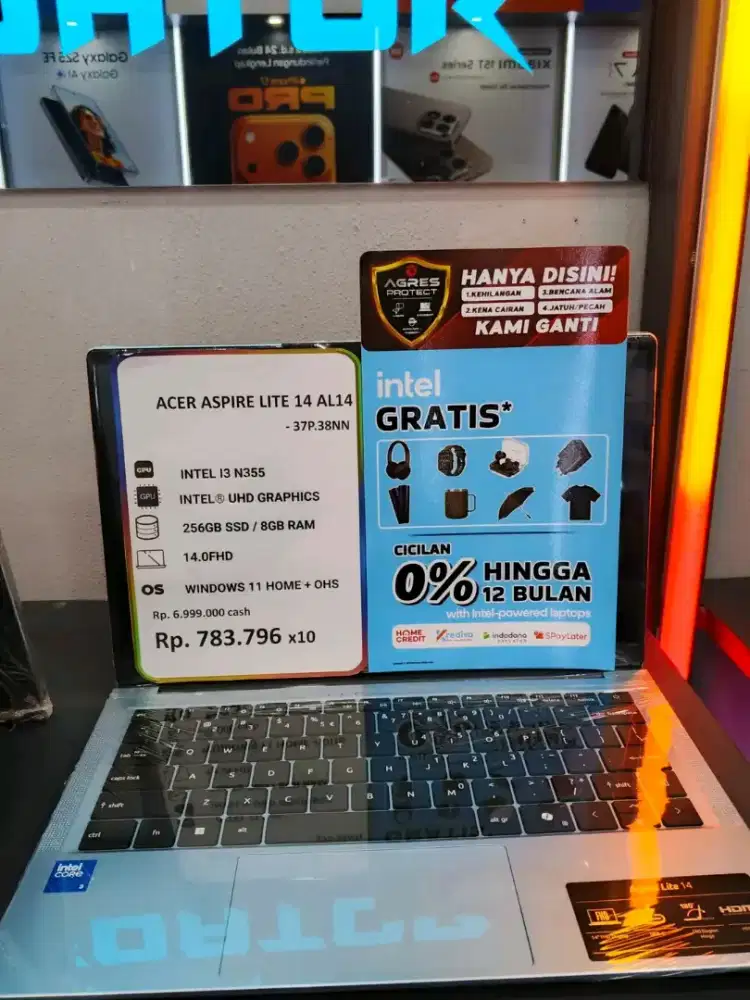 Leptop Acer aspire lite 14