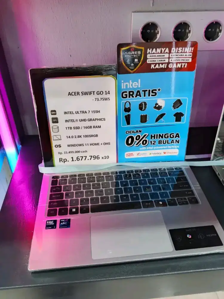 Leptop Acer Swift go 14