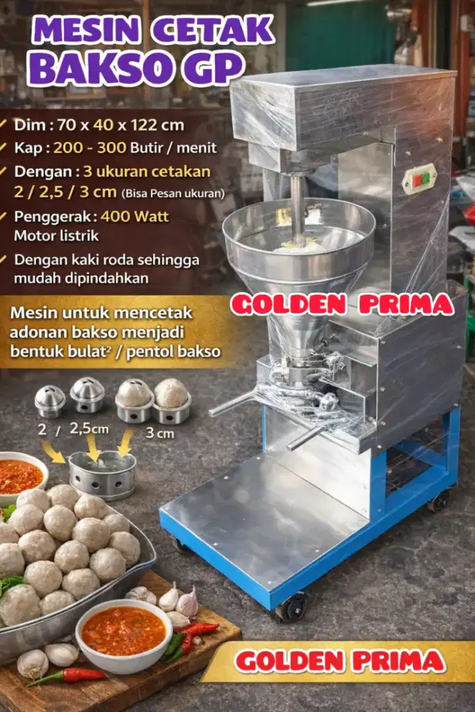 MESIN CETAK BAKSO GP