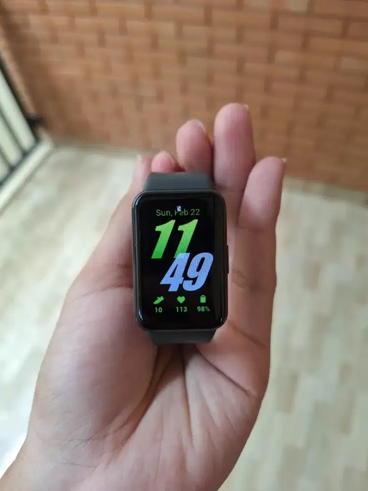 Nego Samsung Galaxy Fit 3 Amoled Hitam Mulus No Minus