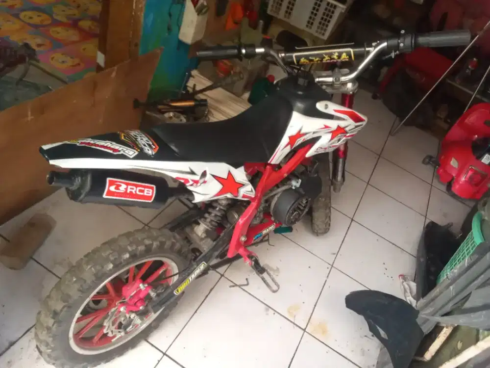 Di jual motor cros mini no minus mulus