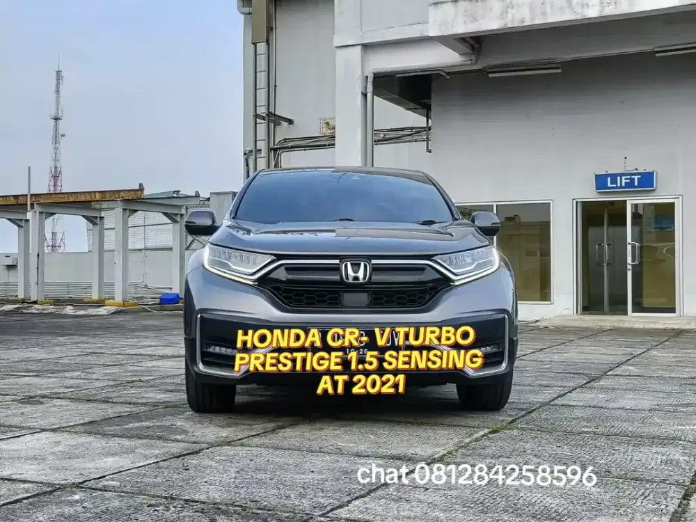 (KM28RB) HONDA CRV TURBO PRESTIGE 1.5 SENSING AT 2021/PAJAK 10-2026
