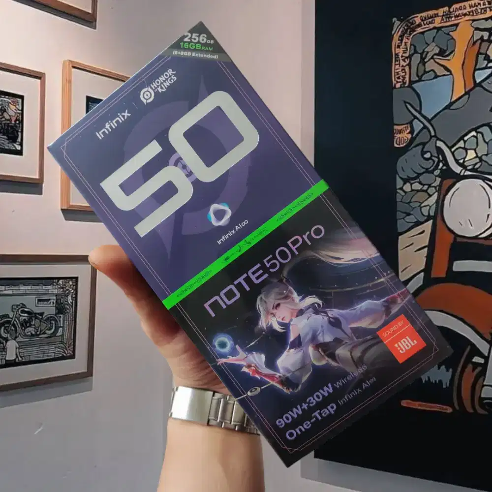 INFINIX NOTE 50 PRO 8GB/256GB BARU SEGEL BOX BNIB