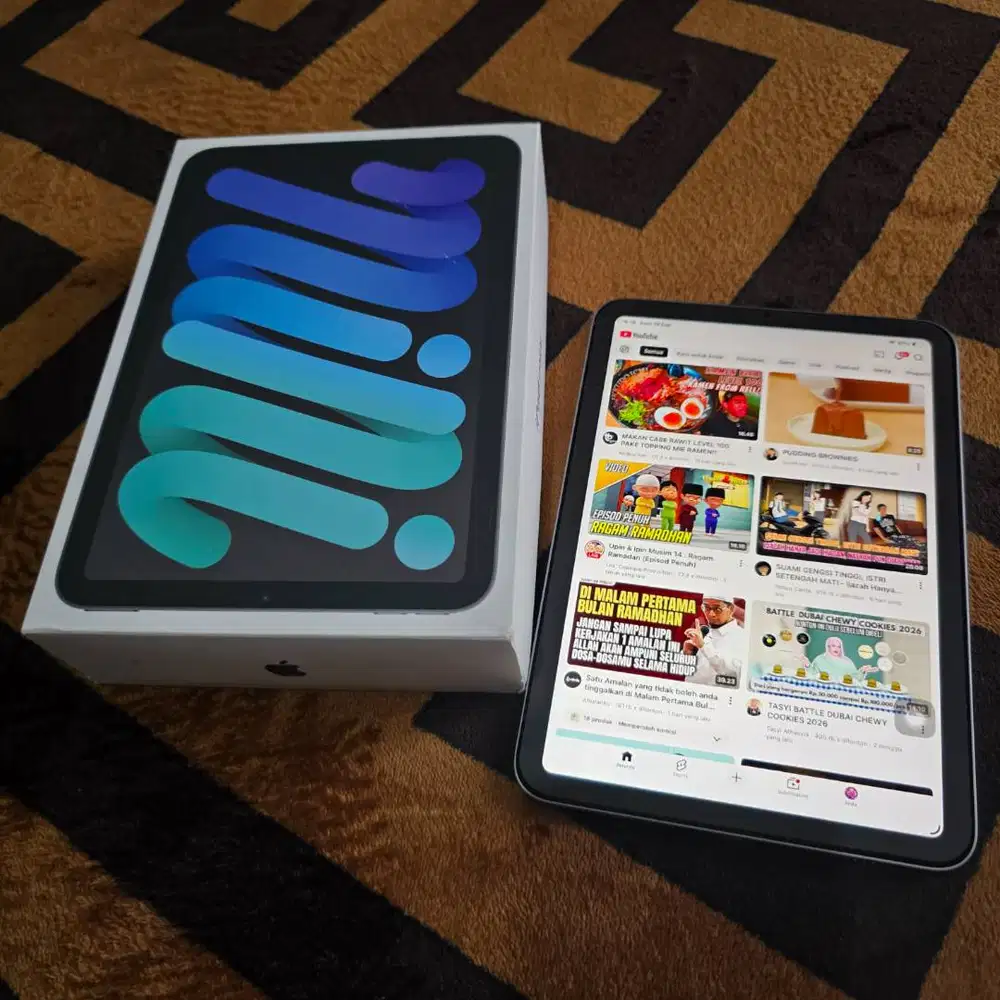 DIJUAL IPAD MINI 7 256GB MULUS KINCLONG MASIH GARANSI
