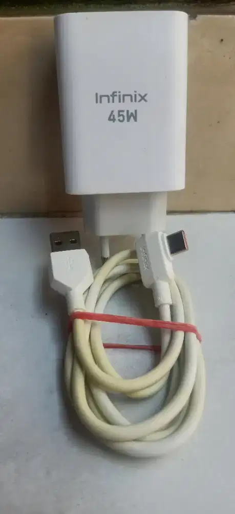 Charger asli ori bawaan Infinix GT 20 pro, GT 30 tipe C