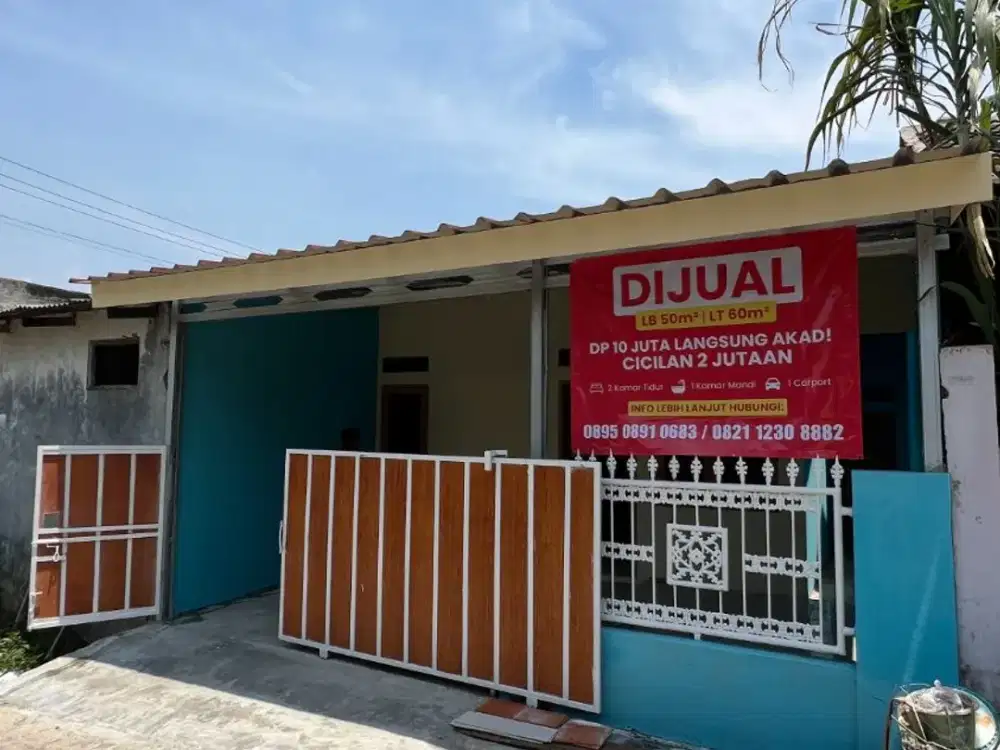 Rumah Dekat Stasiun Bojong Gede DP 10 Juta Cicilan Mulai 1.6 JUTAAN Gratis Semua Biaya