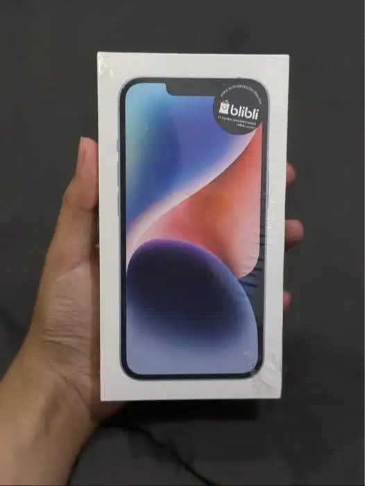 Iphone 14 blue segel box gdn