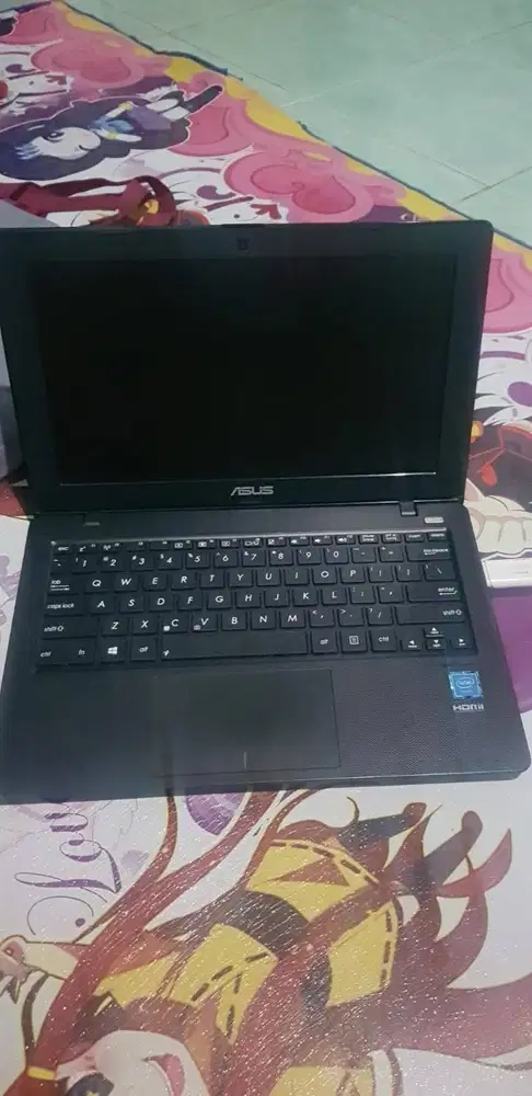 Laptop Asus merah X200m Ram 2Gb Hdd 500Gb win 10