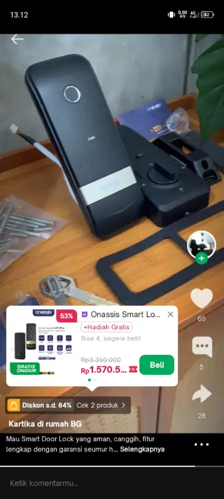 Smartlock onassis k71 pro apps