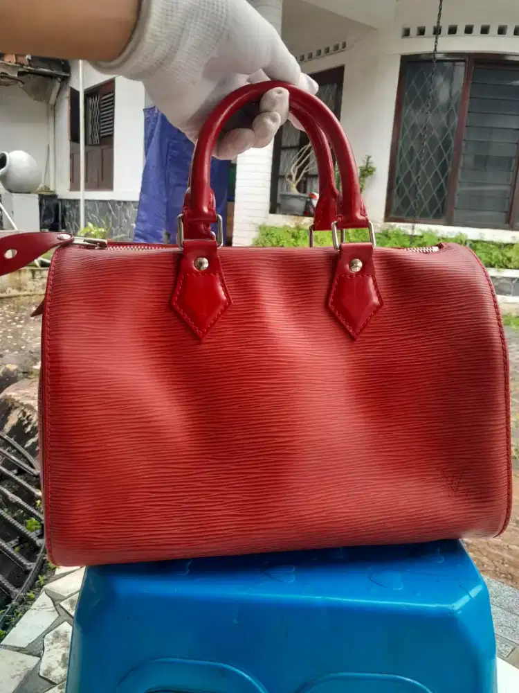 Handbag Louis Vuitton Speedy Epi Leather Original