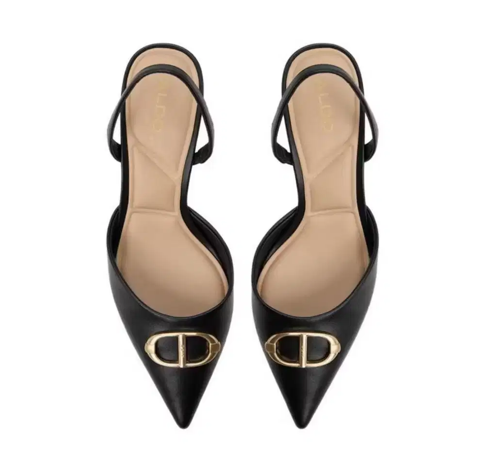 ALDO Delicate Women's Heeled Shoes Black Sepatu Hak Hitam Model Elegan