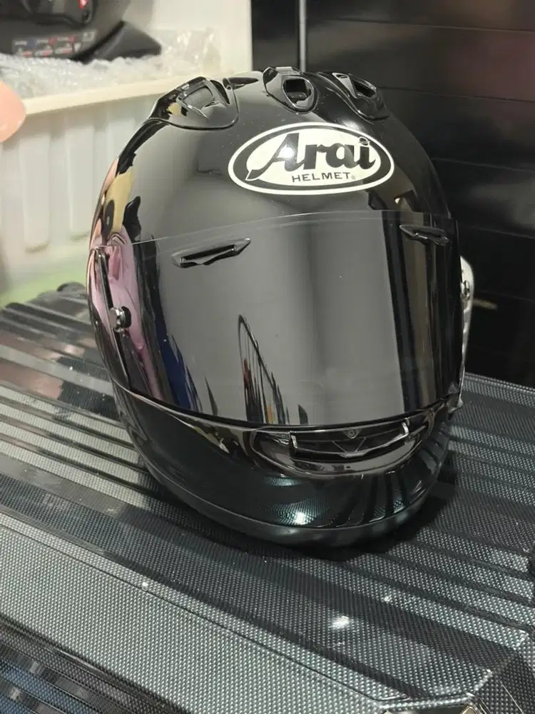 Jual helm Arai RX7X ori black solid