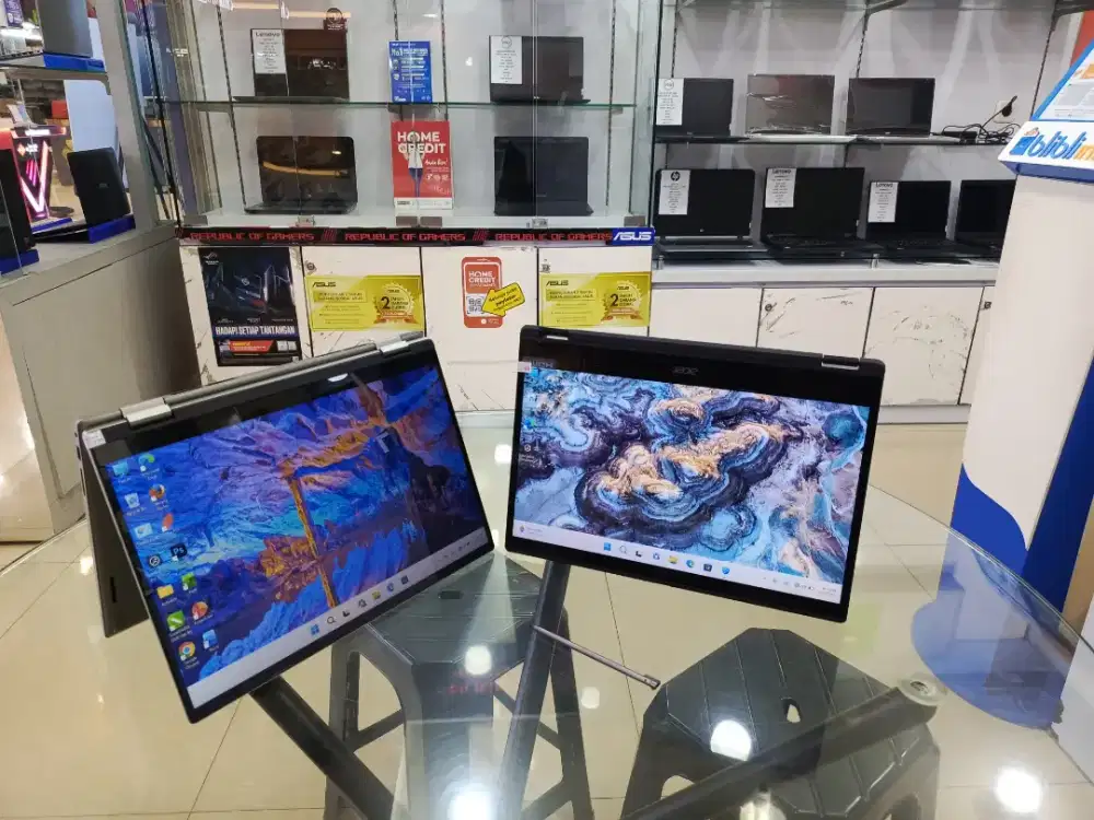 Jual laptop baru dan second, cash kredit tuker tambah laptop bisa.