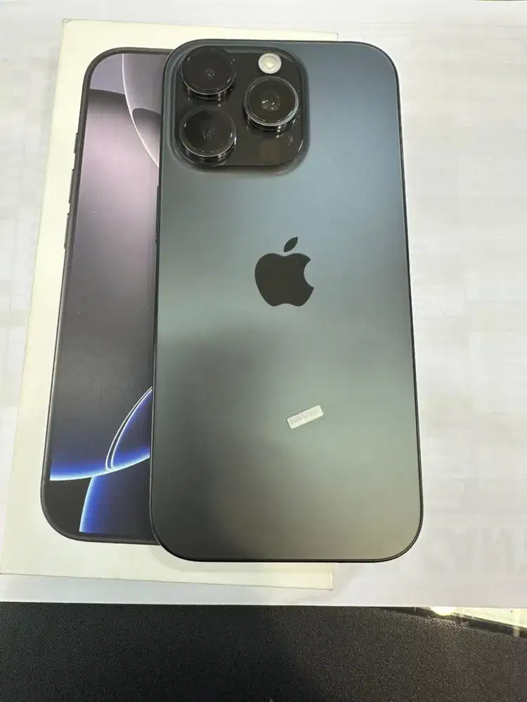 iPhone 16 Pro 256GB Black T Garansi iBox 04/10/26 BH 91%