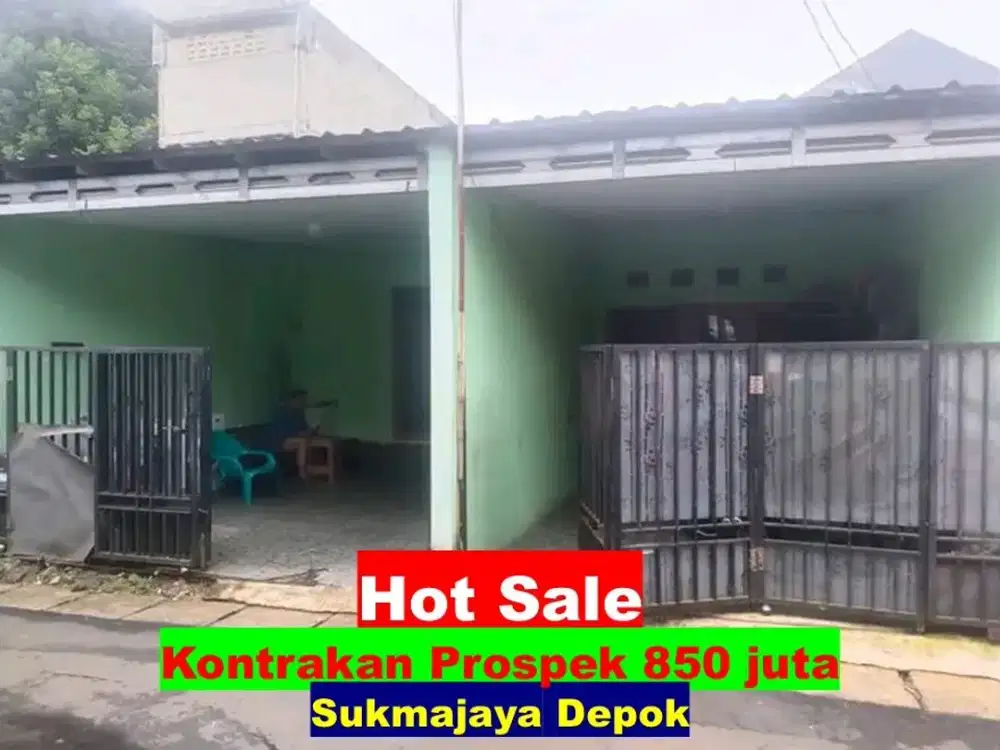 Jual Cepat Prospek Investasi Kontrakan 7 Pintu Mekar Jaya Akses mobil