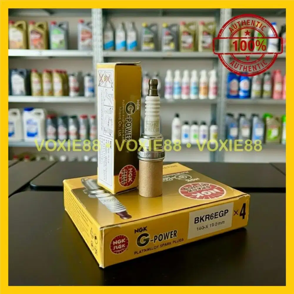 busi mobil NGK G-POWER BKR6EGP platinum alloy spark plugs
