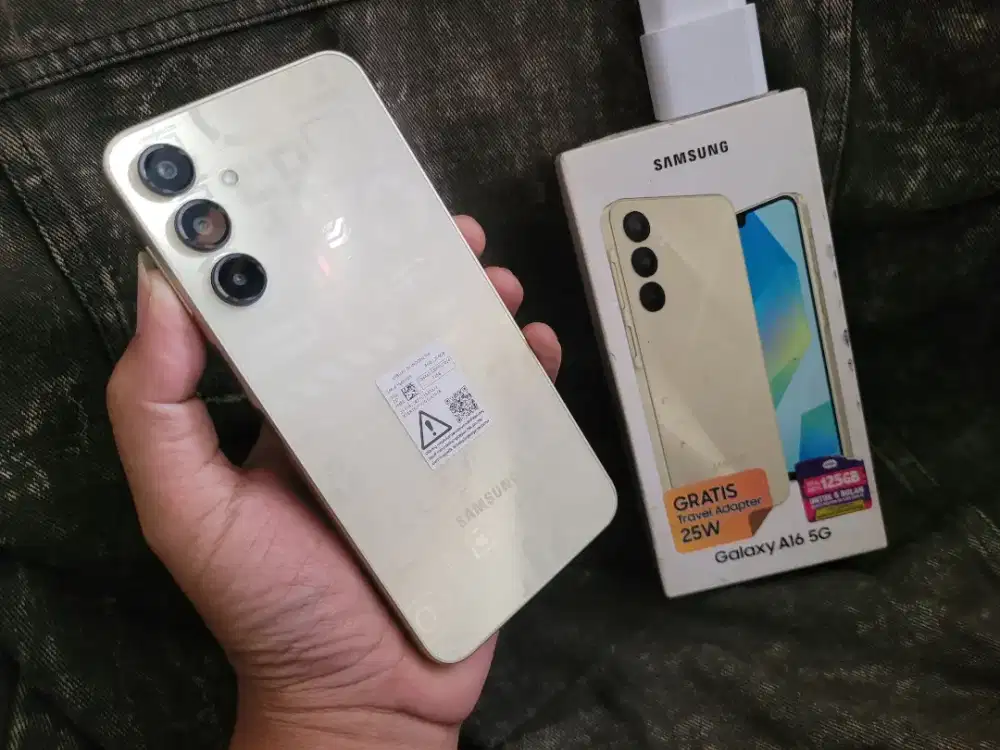 Samsung A16 5G ram 8/256gb mulus terawat fullset original nominus