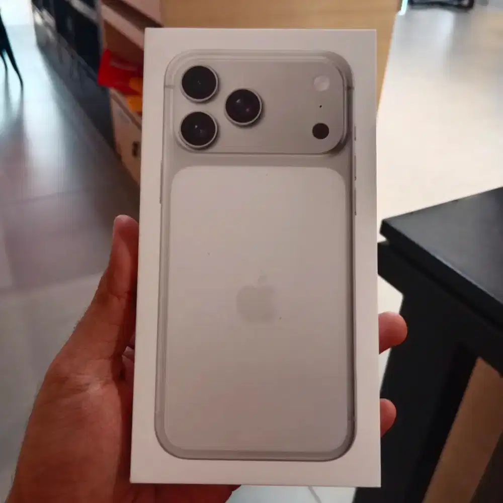Ready iPhone 17 ProMax Silver 512GB New Segel Garansi iBox