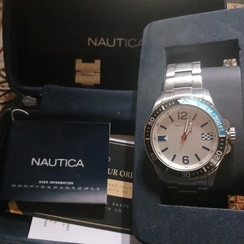 Jam merk NAUTICA 100% ori